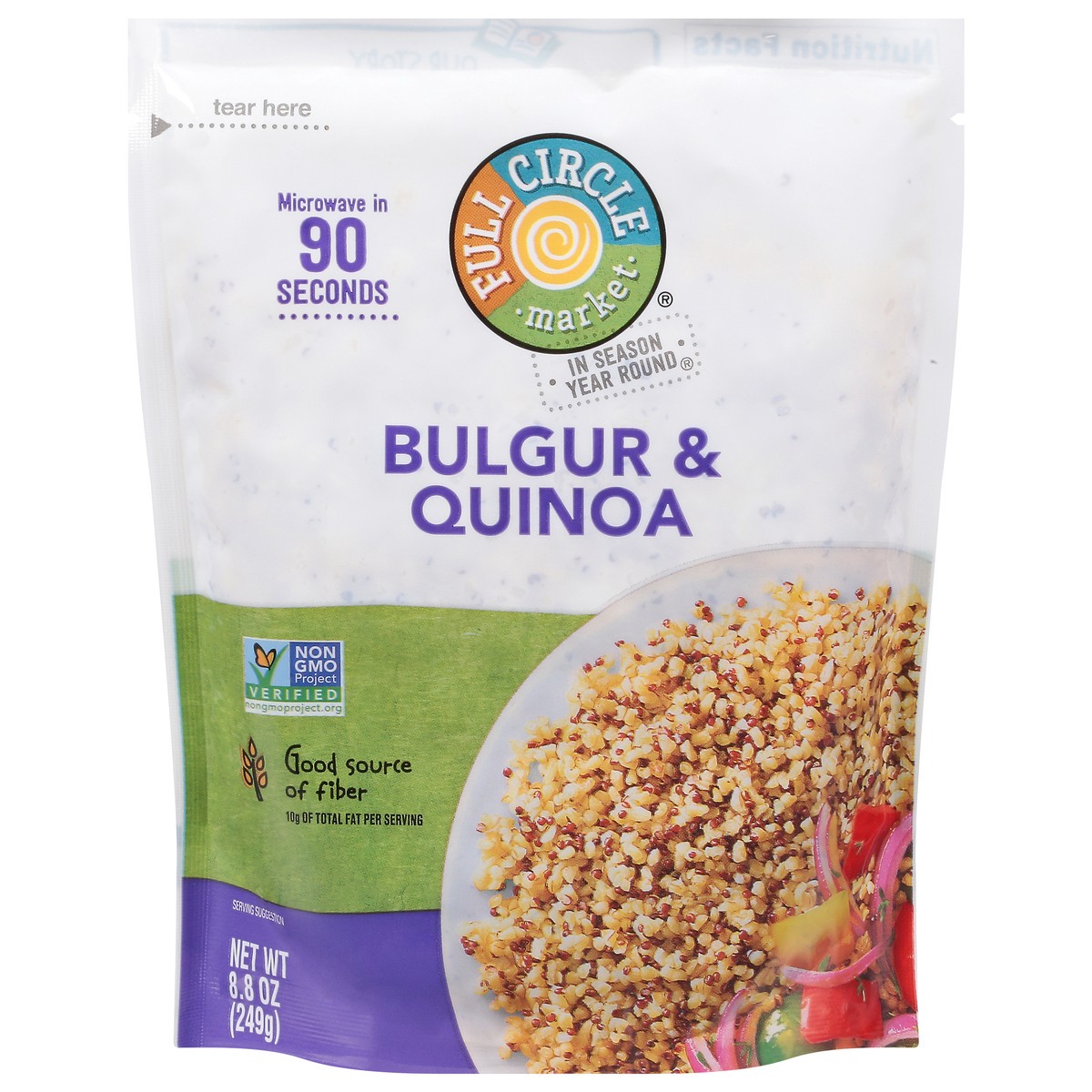 slide 10 of 15, Full Circle Market Bulgur & Quinoa 8.8 oz, 8.8 oz