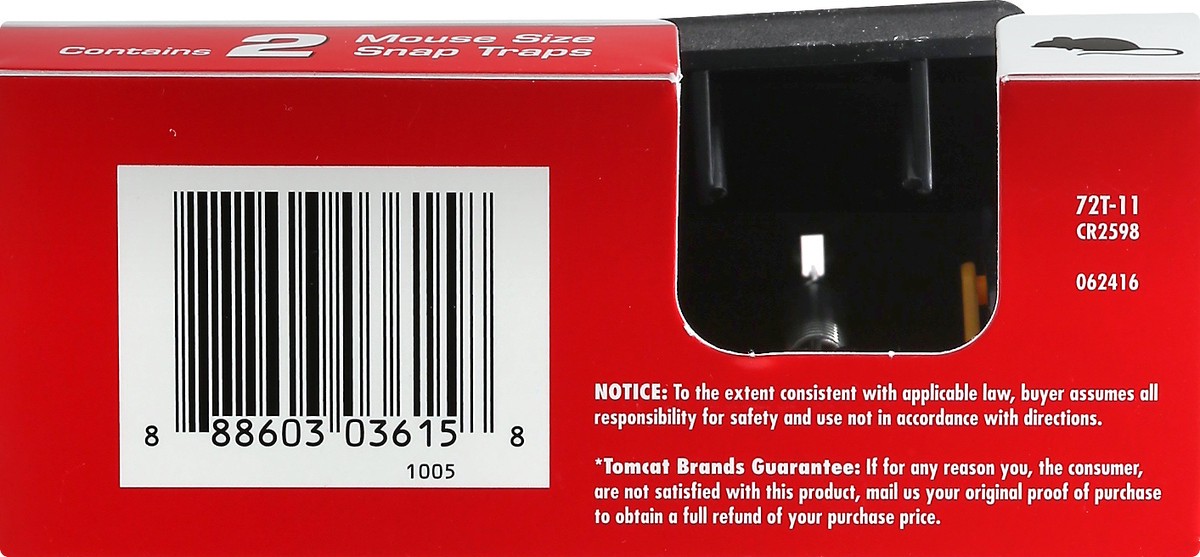 slide 2 of 9, Tomcat Snap Traps 2 ea, 2 ct