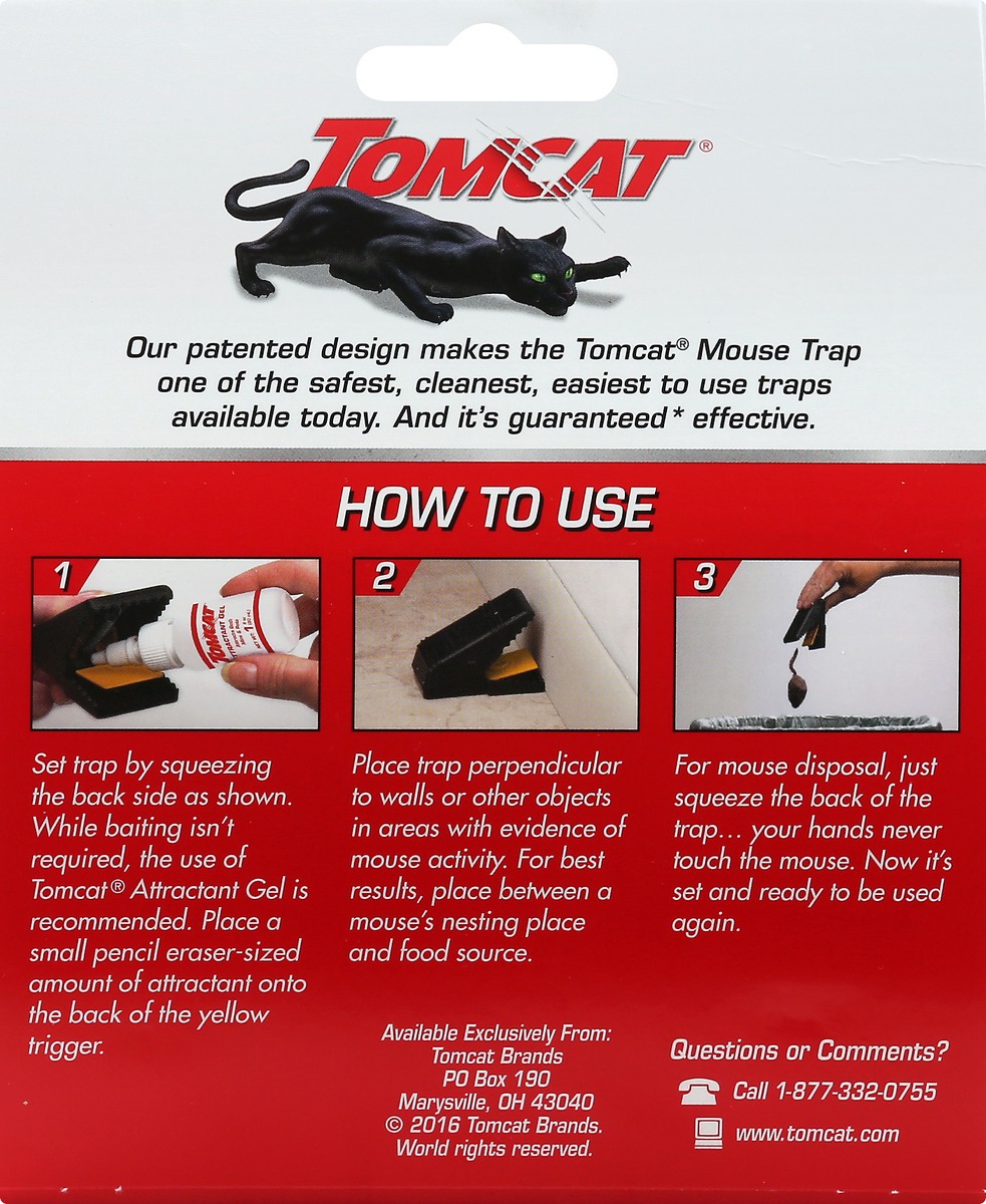 slide 5 of 9, Tomcat Snap Traps 2 ea, 2 ct