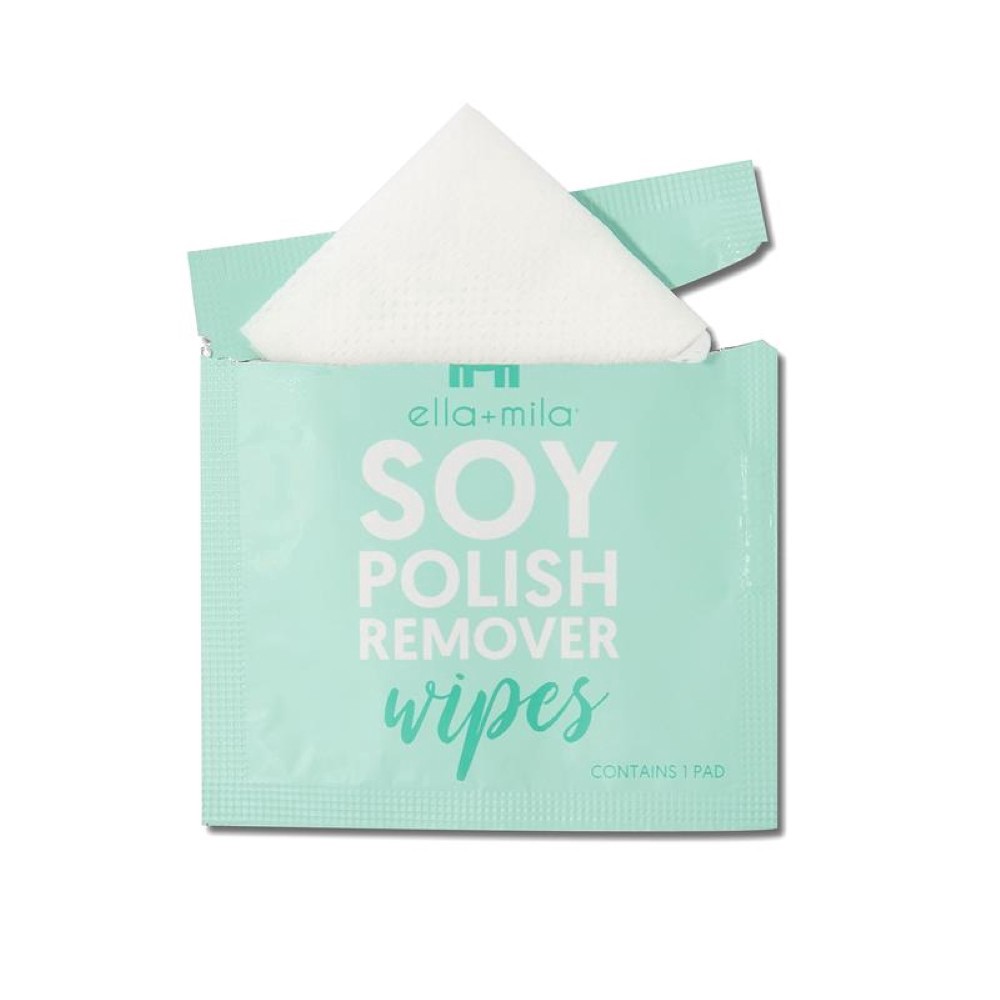 slide 3 of 3, ella+mila Nail Polish Remover Wipes, 12 ct