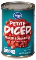Kroger Petite Diced Tomatoes In Tomato Juice
