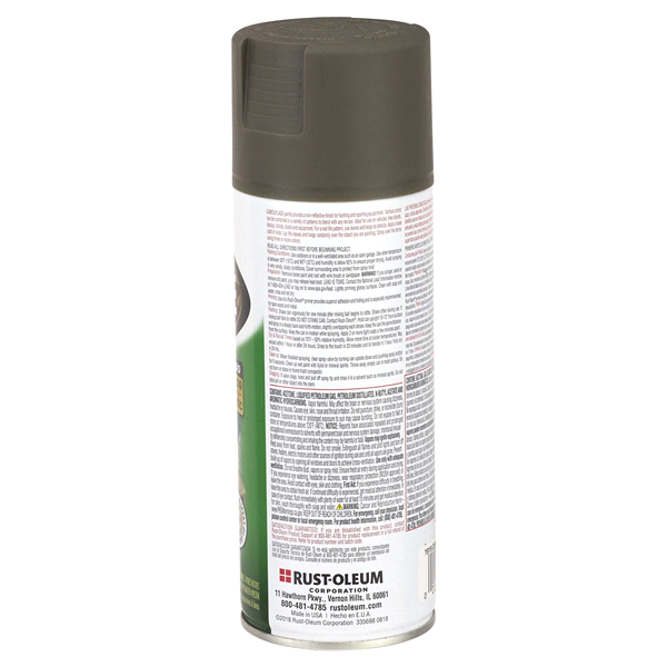 slide 8 of 9, Rust-Oleum Specialty Camouflage Spray Paint - 1919830, Deep Forest Green, 12 oz