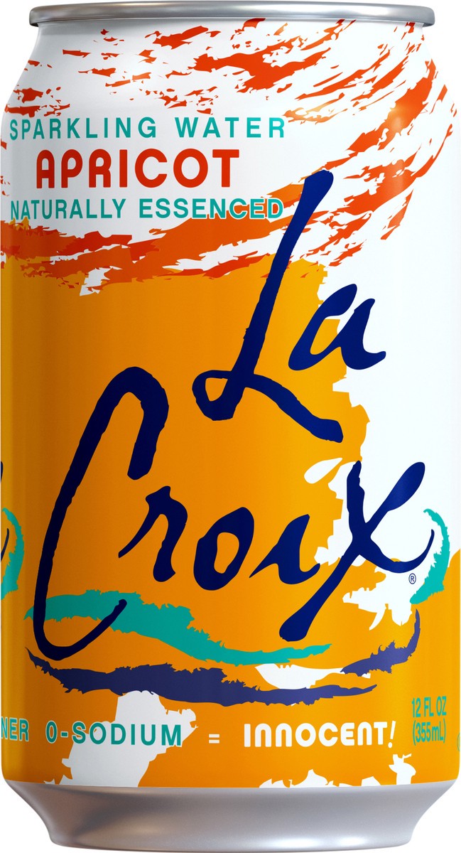 slide 1 of 6, La Croix Apricot Sparklng Water Sngle Can - 12 fl oz, 12 fl oz