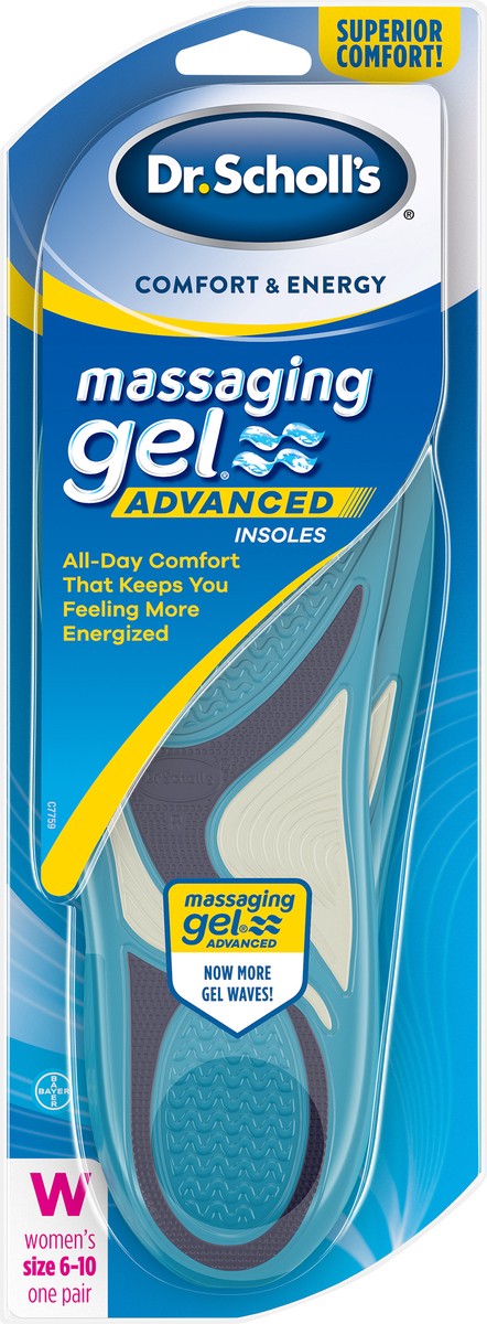 slide 3 of 3, Dr. Scholl's Massaging Gel Women's Insoles 1 ea, 1 ct