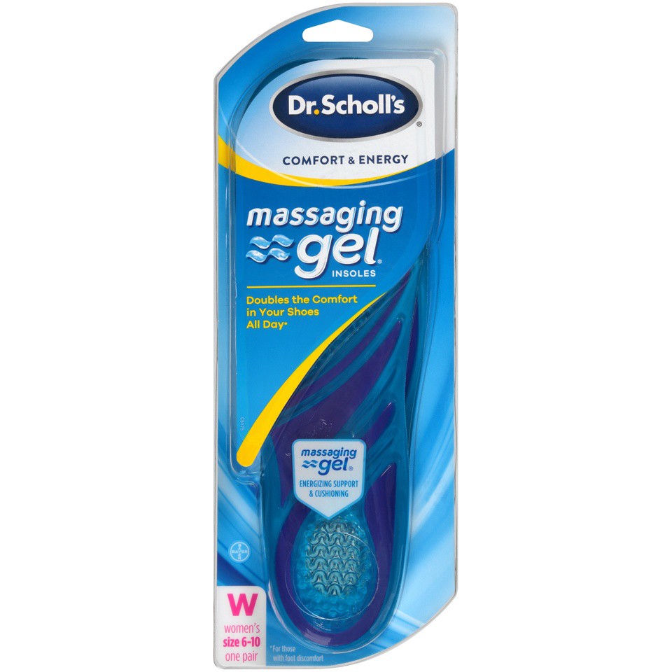 slide 1 of 3, Dr. Scholl's Massaging Gel Women's Insoles 1 ea, 1 ct