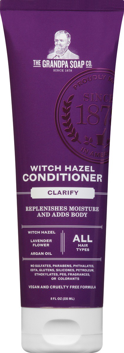 slide 8 of 9, The Grandpa Soap Co. Clarify Witch Hazel Conditioner 8 fl oz, 8 fl oz