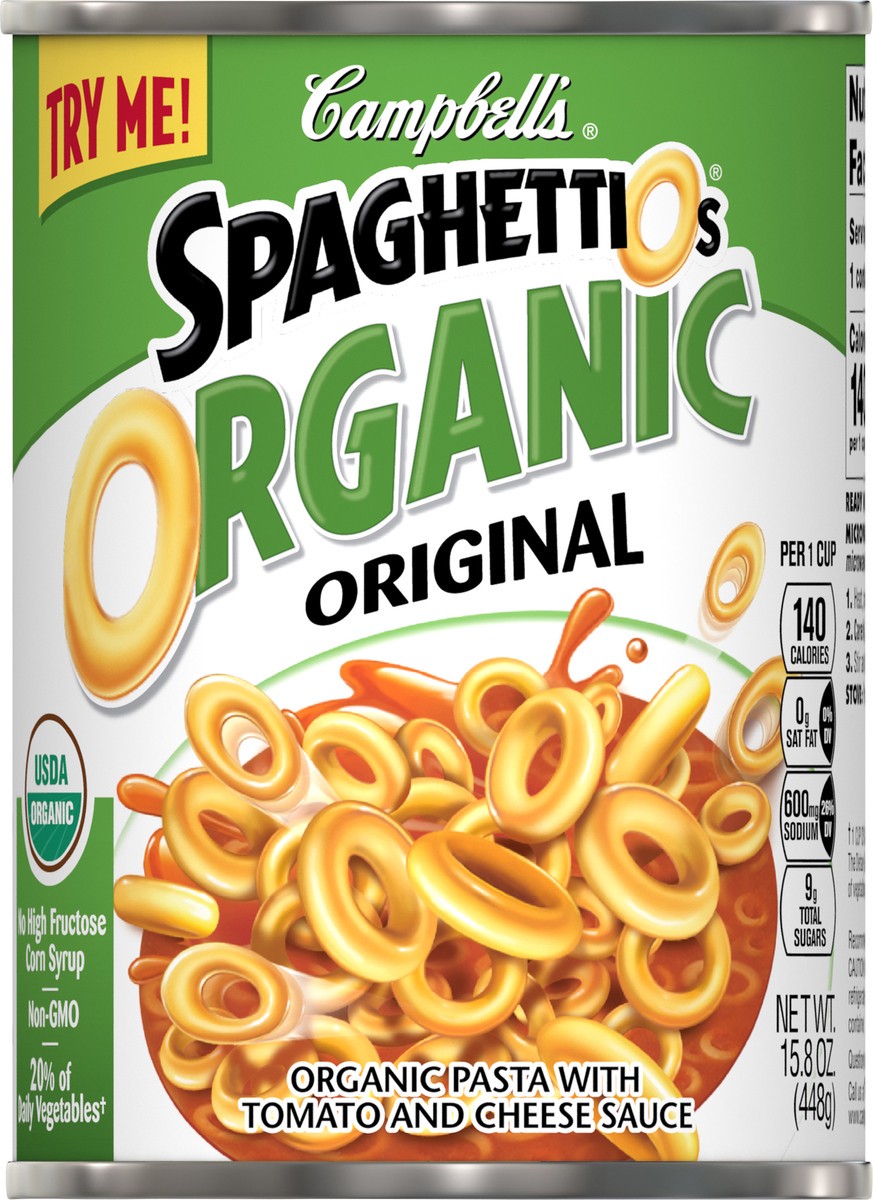 slide 11 of 13, SpaghettiOs Organic Original Pasta 15.8 oz, 15.8 oz