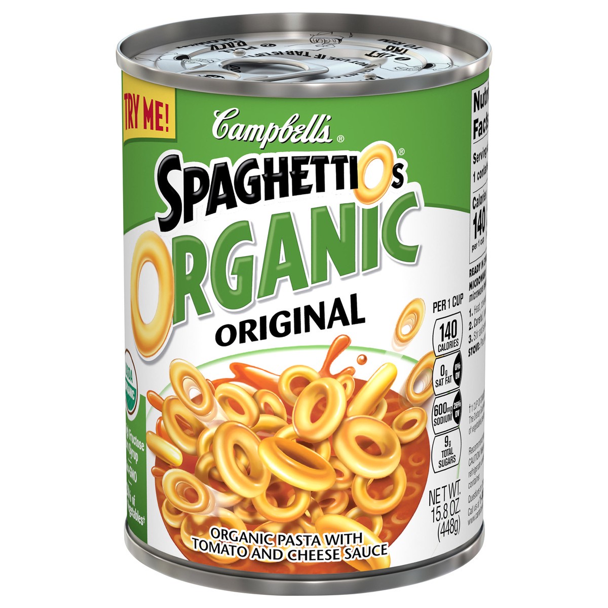 slide 2 of 13, SpaghettiOs Organic Original Pasta 15.8 oz, 15.8 oz