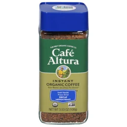 Café Altura Organic Instant Decaf Coffee - 3.53 oz