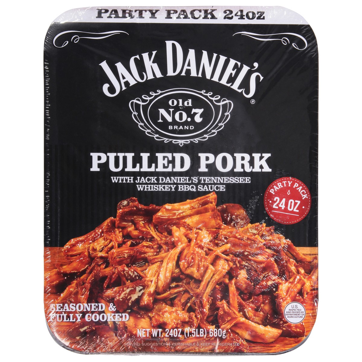 slide 1 of 12, Jack Daniel's Pulled Pork Party Pack 24 oz, 24 oz