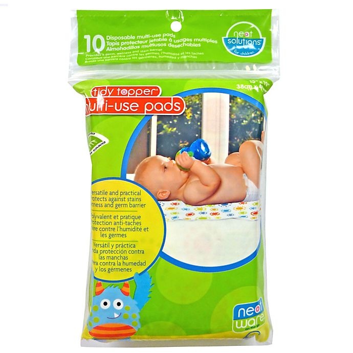 slide 1 of 2, Neat Solutions Tidy Topper Disposable Multi-Use Pads - Multicolor, 10 ct