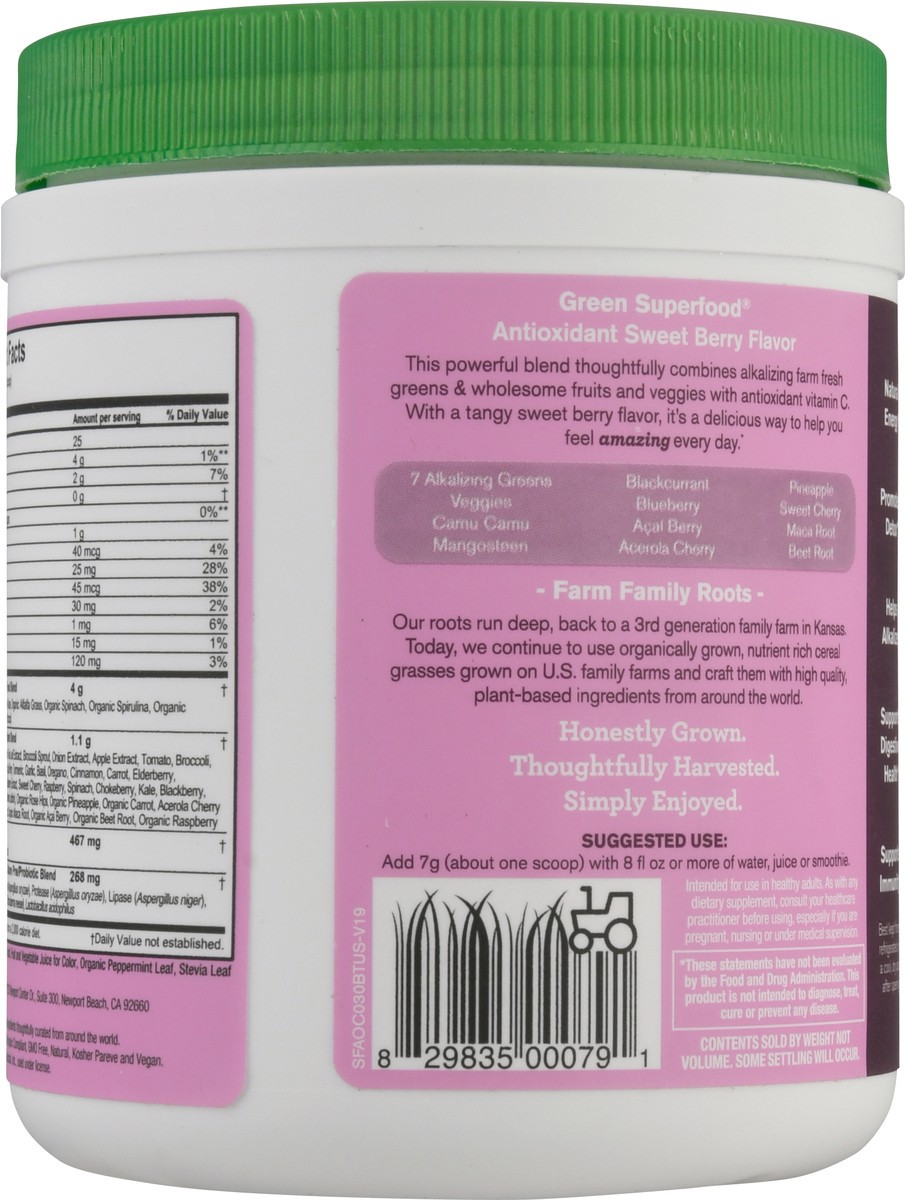 slide 9 of 9, Amazing Grass Antioxidant Sweet Berry Greens Blend 7.4 oz, 7.4 oz