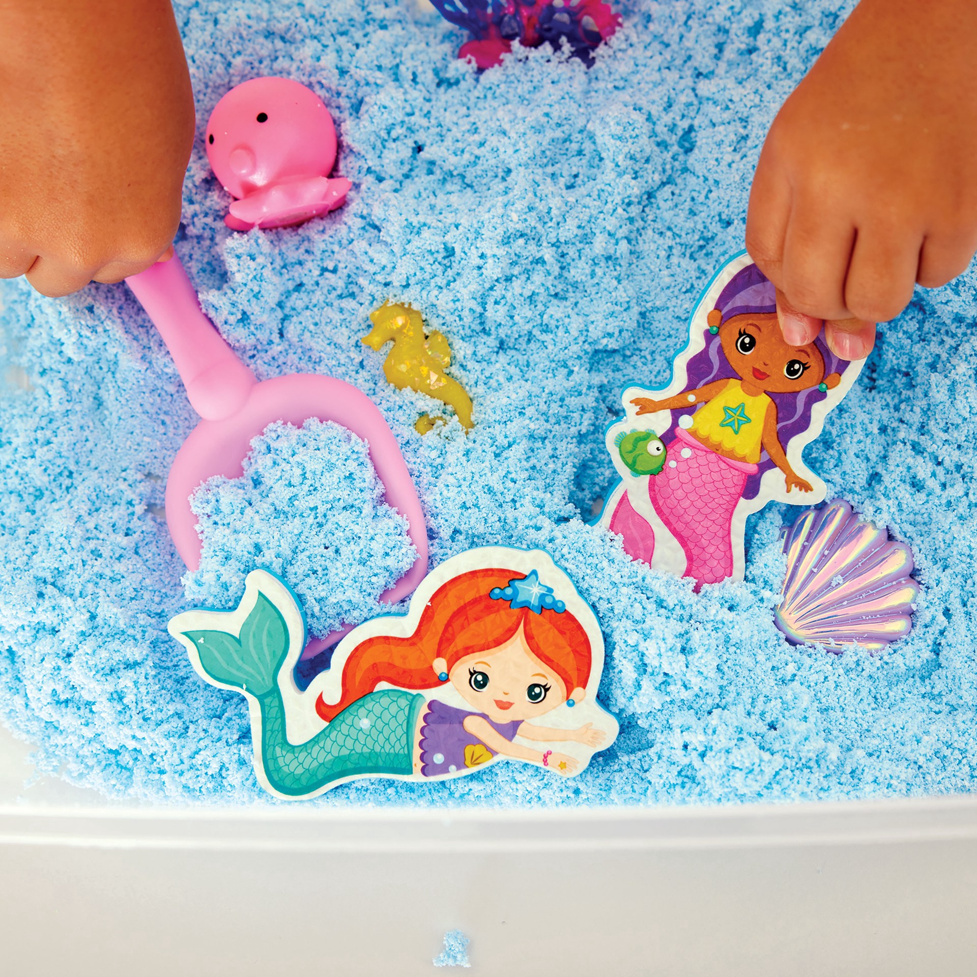 slide 4 of 12, Faber-Castell Creativity For Kids Mermaid Sensory Bin, 10.25 in x 14.5 in x 4.75 in