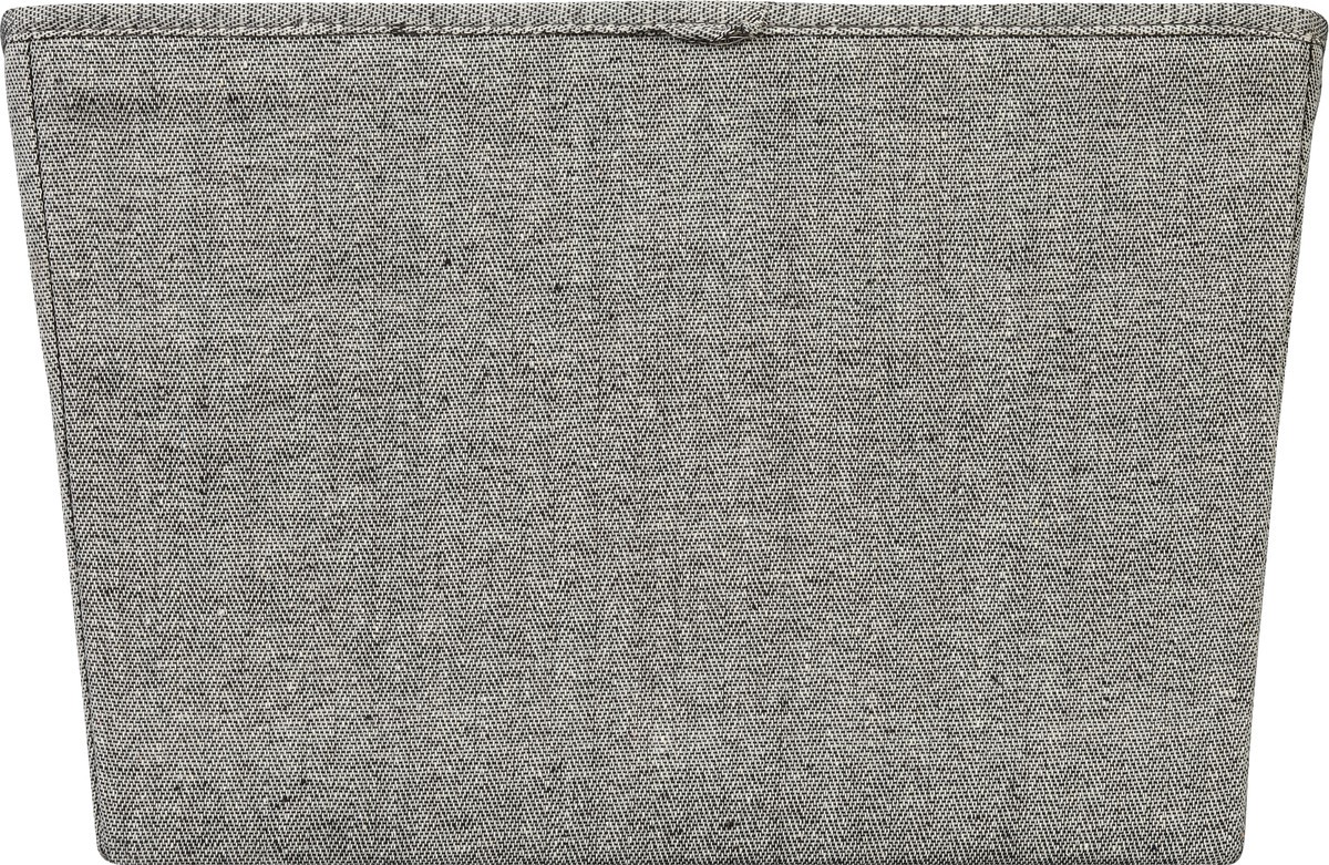slide 5 of 9, Whitmor Tipping Tote Black Herringbone, 1 ct