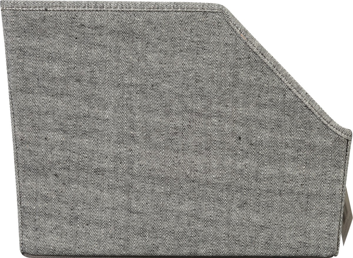 slide 8 of 9, Whitmor Tipping Tote Black Herringbone, 1 ct