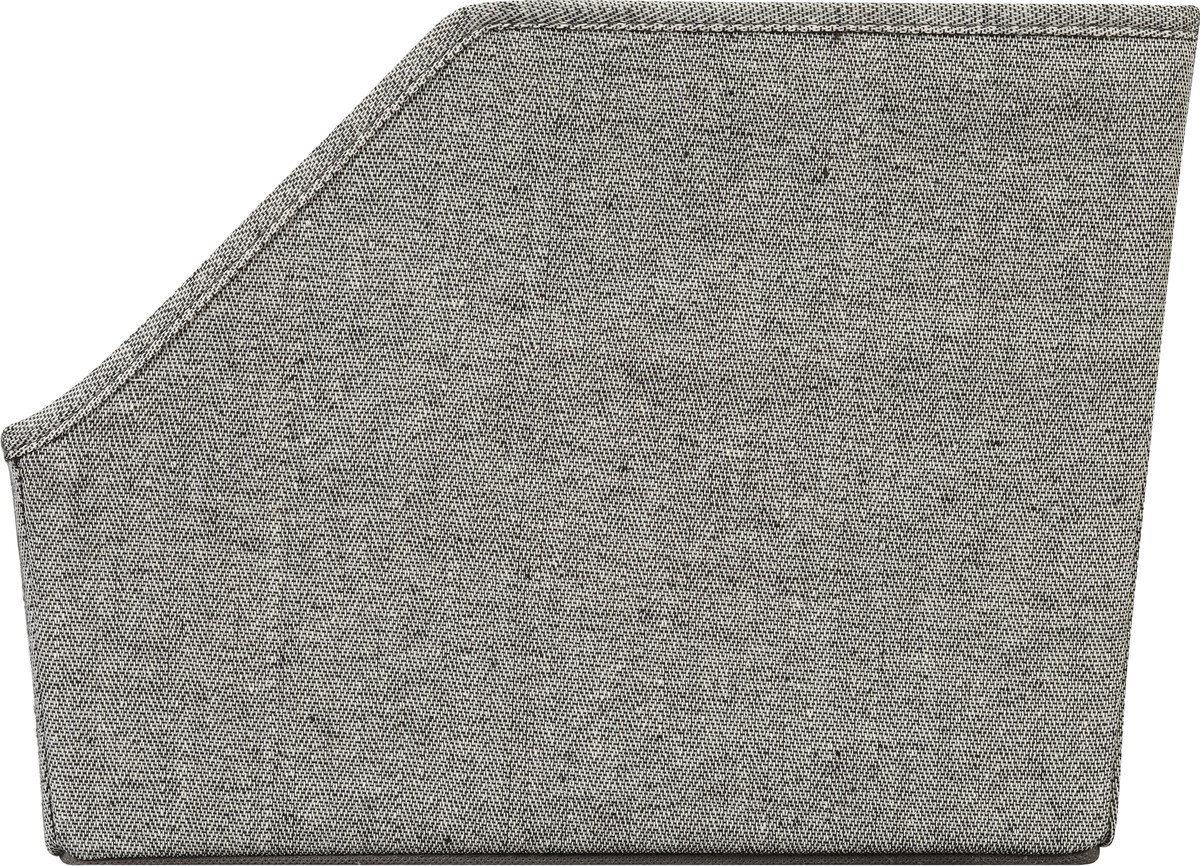 slide 7 of 9, Whitmor Tipping Tote Black Herringbone, 1 ct