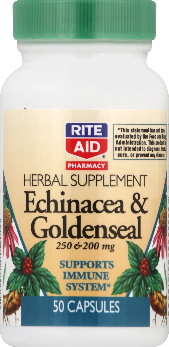 slide 2 of 2, Rite Aid Ra Echin/Gldnseal, 50 ct