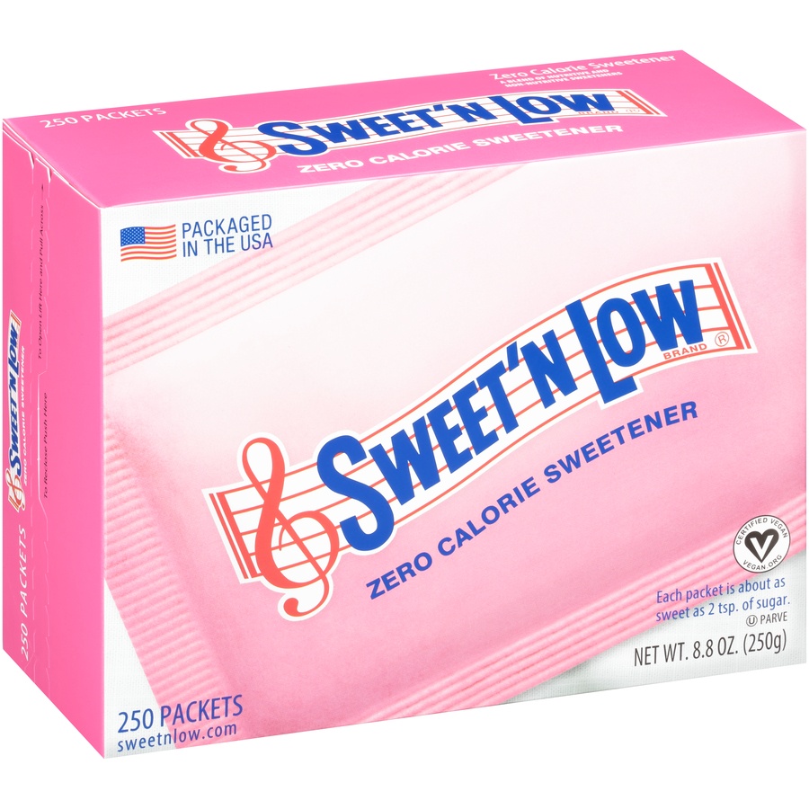 slide 2 of 8, Sweet'N Low Zero Calorie Sweetener Packets, 250 ct