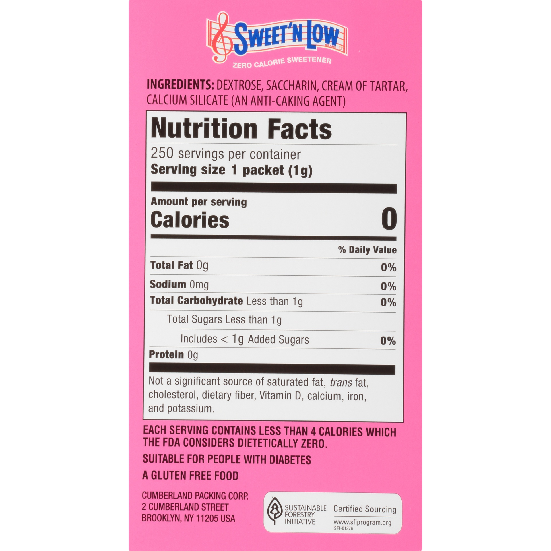 slide 5 of 8, Sweet'N Low Zero Calorie Sweetener Packets, 250 ct