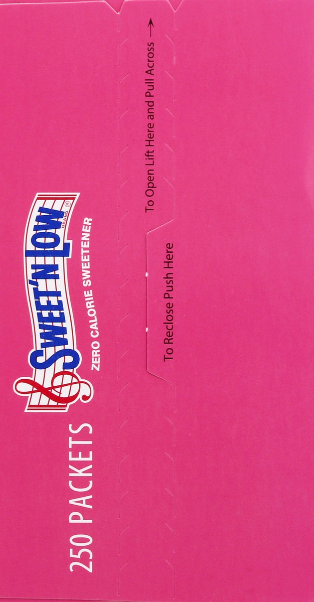 slide 7 of 9, Sweet'N Low Zero Calorie Sweetener 250 ct Box, 250 ct