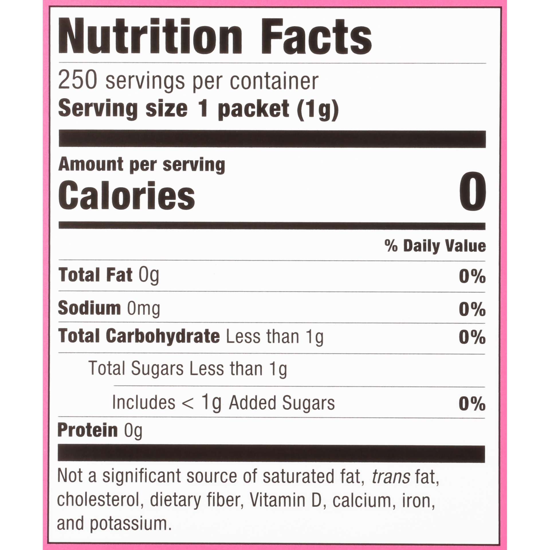 slide 7 of 8, Sweet'N Low Zero Calorie Sweetener Packets, 250 ct