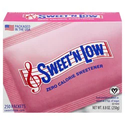 Sweet'N Low Zero Calorie Sweetener Packets