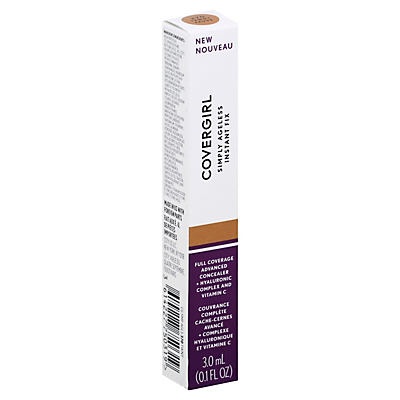 slide 1 of 1, Covergirl Simply Ageless Instant Fix Concealer Tawny 370, 0.1 oz