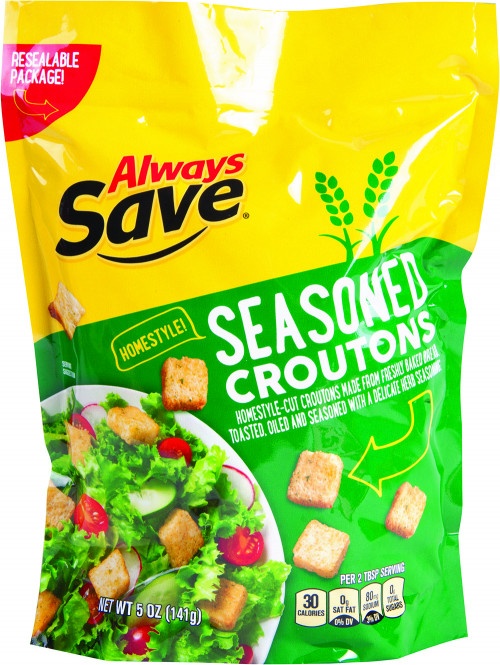 slide 1 of 1, Always Save Seasoned Croutons, 5 oz