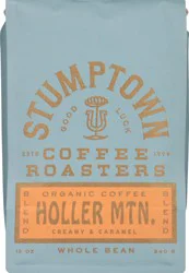 Stumptown Coffee Holler Mountain Blend Creamy & Caramel Organic Whole Bean Coffee 12 oz. Stand Up Bag