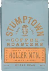 Stumptown Coffee Holler Mountain Blend Creamy & Caramel Organic Whole Bean Coffee 12 oz. Stand Up Bag