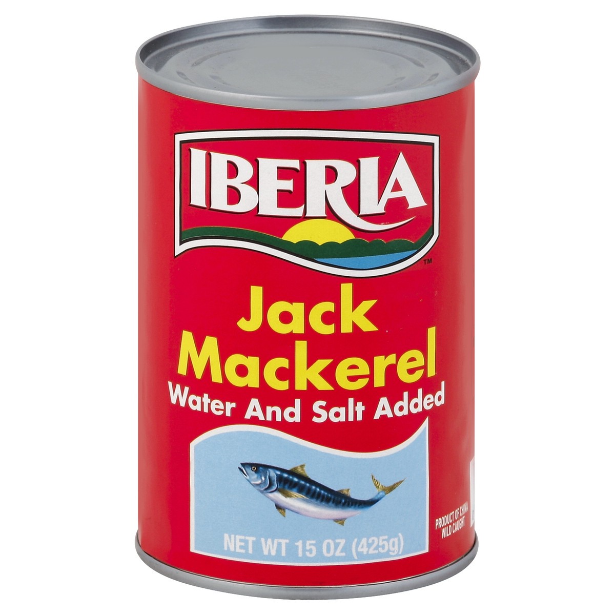 slide 2 of 3, Iberia Mackerel Jack Water & Salt Added - 15 Oz, 15 oz