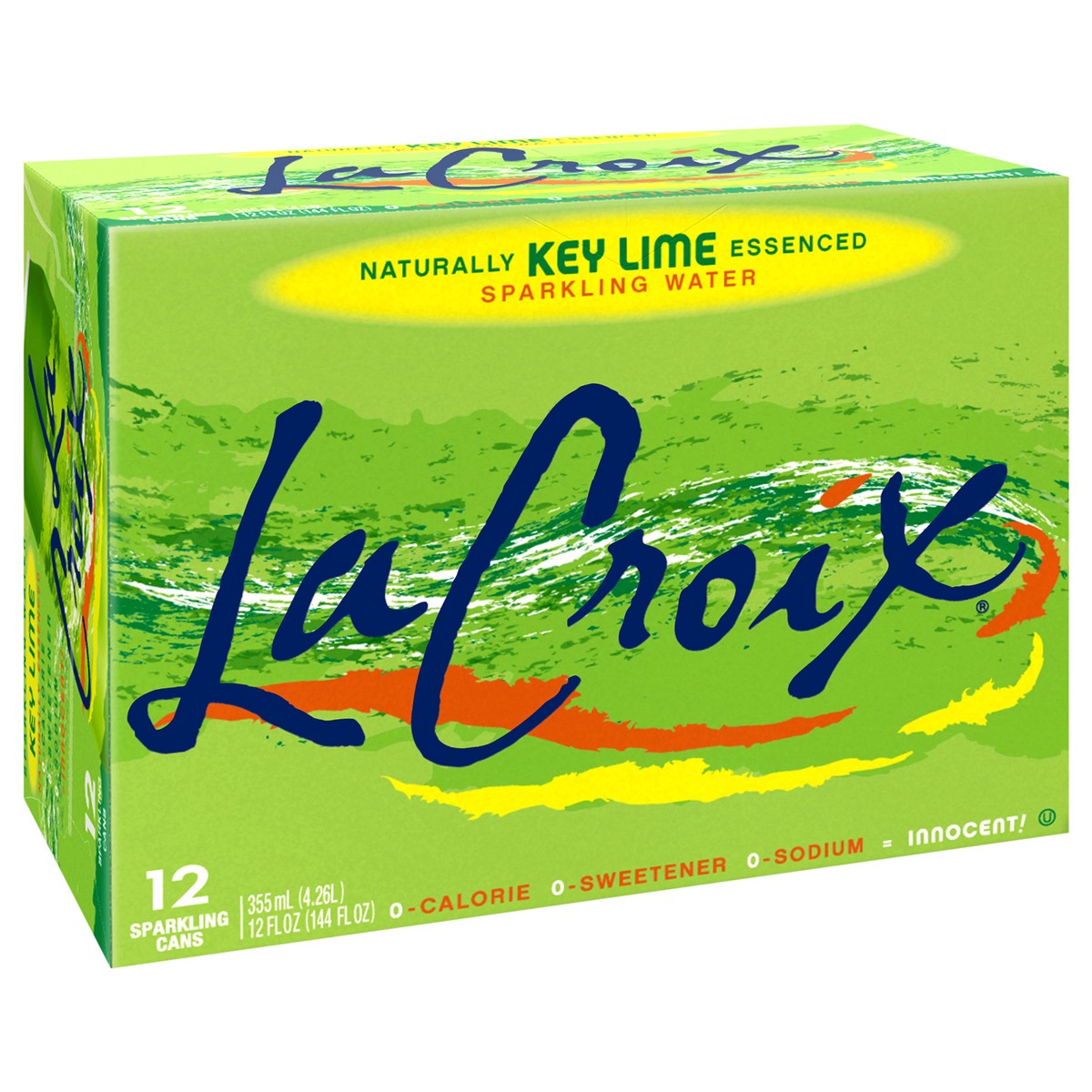 slide 3 of 10, La Croix Key Lime 12 Pack 12oz, 12 ct; 12 fl oz