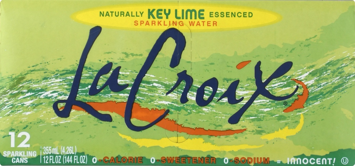 slide 6 of 10, La Croix Key Lime Sparkling Water, 12 ct; 12 fl oz