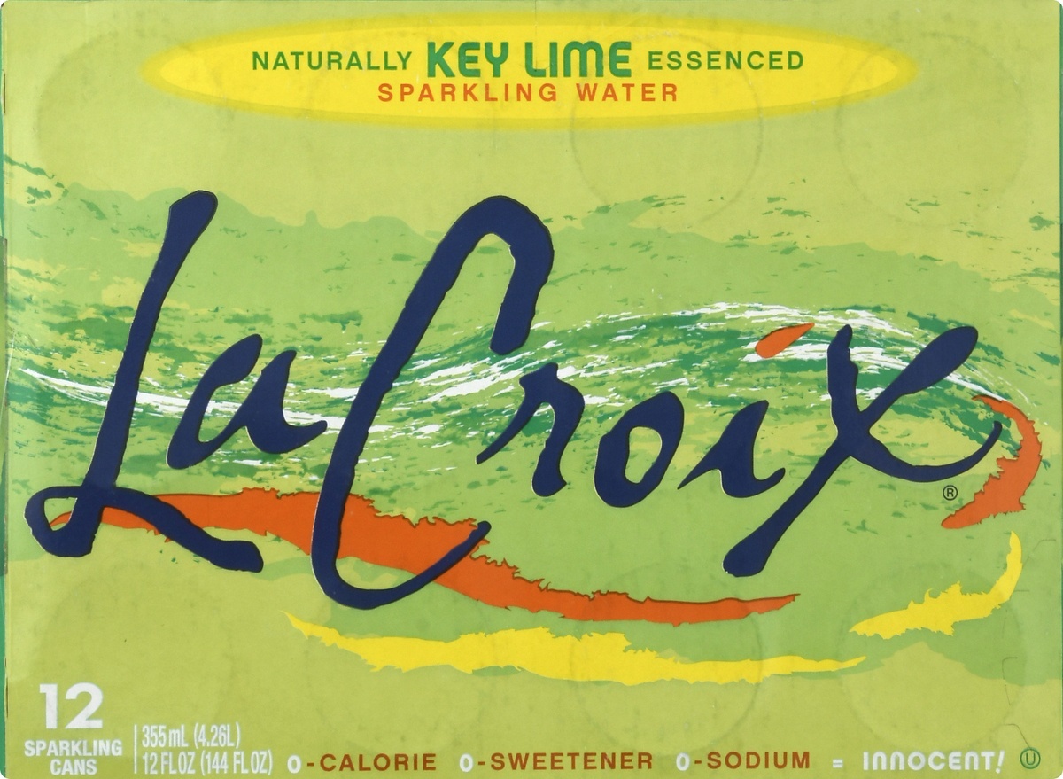 slide 9 of 10, La Croix Key Lime Sparkling Water, 12 ct; 12 fl oz