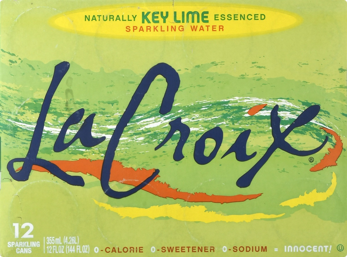 slide 10 of 10, La Croix Key Lime Sparkling Water, 12 ct; 12 fl oz