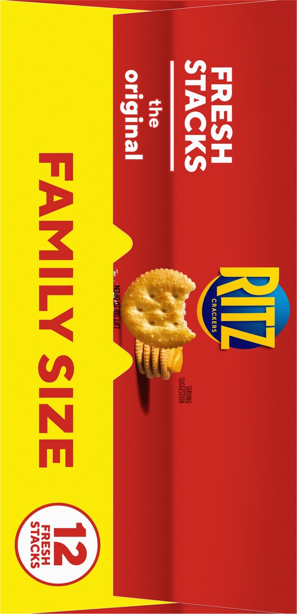 slide 7 of 9, Ritz Original Crackers - Fresh Stacks, Family Size, 17.8 oz