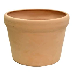 Blue Orange Pottery Natural Queso Planter