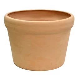 Blue Orange Pottery Natural Queso Planter