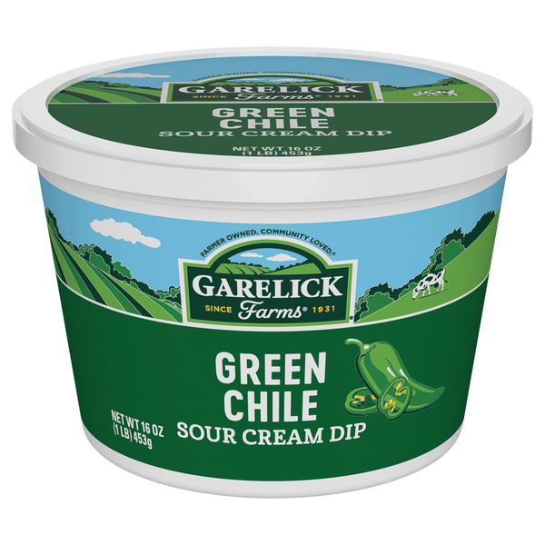 slide 1 of 1, Garelick Farms Green Chile Dip, 16 oz