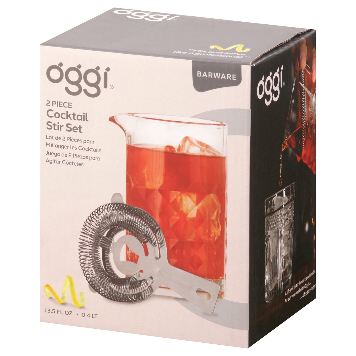 slide 11 of 12, Oggi Cocktail Stir Kit, 1 ct