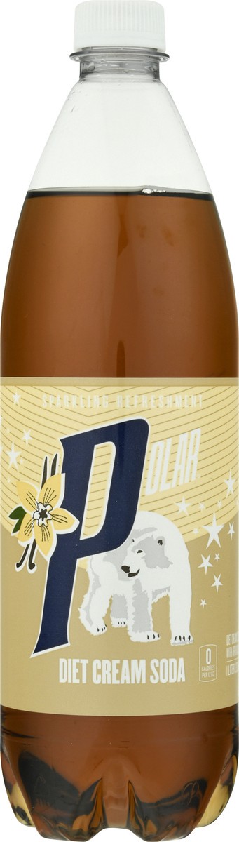 slide 8 of 13, Polar Cream Soda, Diet - 1 l, 1 l