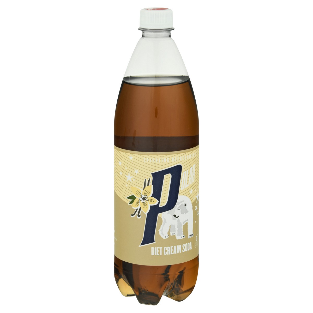 slide 12 of 13, Polar Cream Soda, Diet - 1 l, 1 l