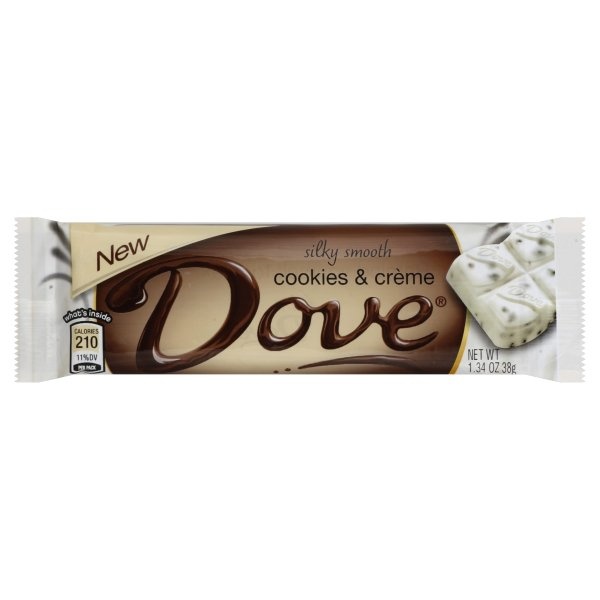 slide 1 of 1, Dove Cookies And Creme Bar, 1 ct