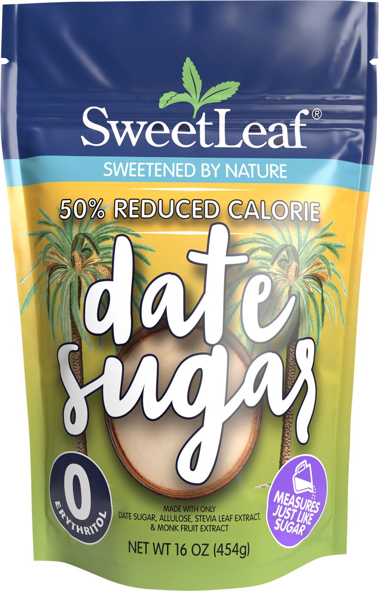 slide 7 of 12, SweetLeaf 50% Reduced Calorie Date Sugar, 16oz bag, 16 oz