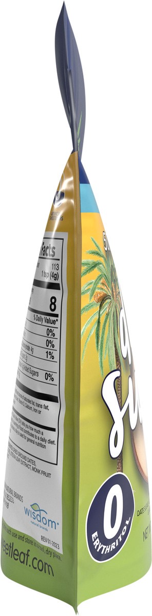 slide 8 of 12, SweetLeaf 50% Reduced Calorie Date Sugar, 16oz bag, 16 oz