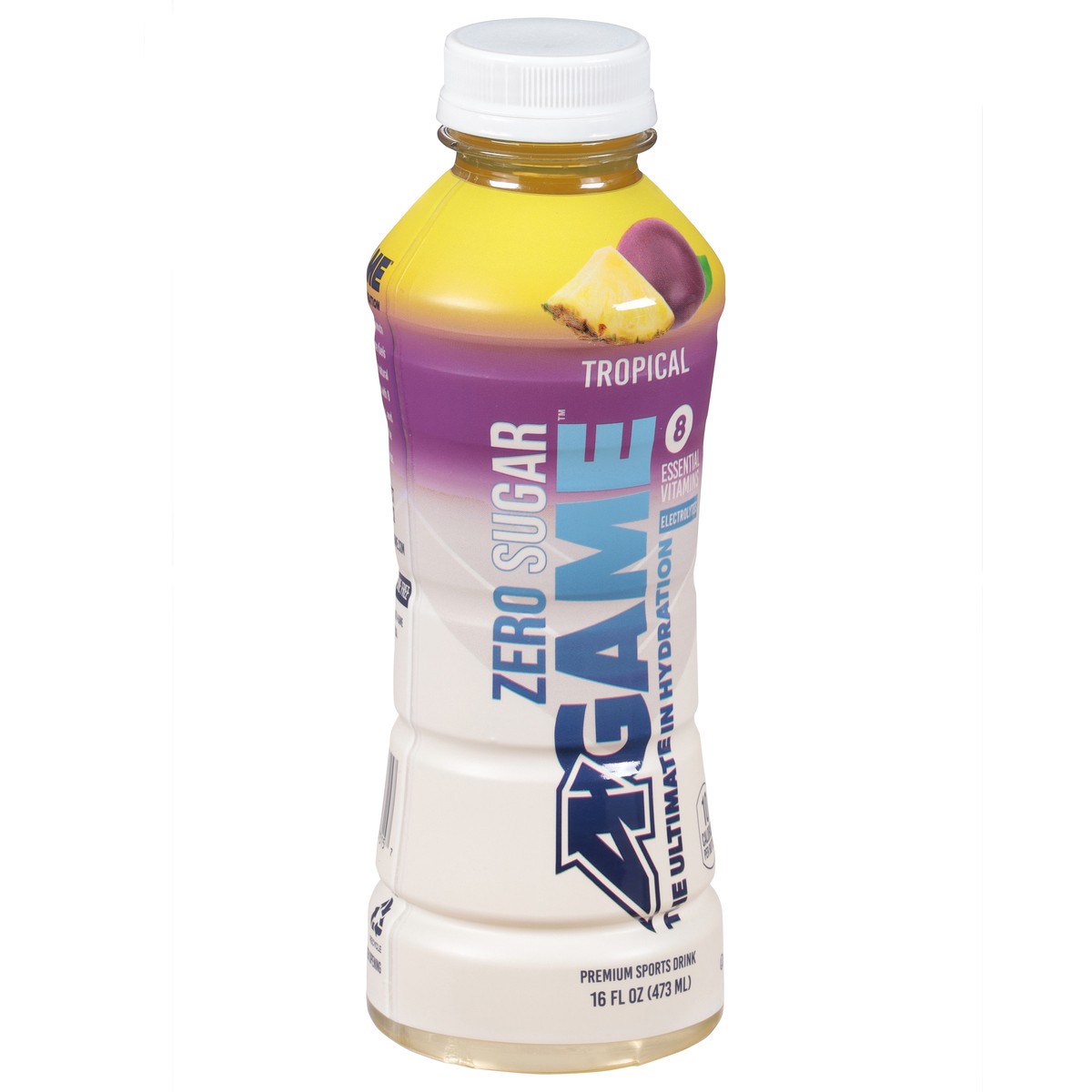 slide 2 of 13, A-Game Premium Zero Sugar Tropical Sports Drink 16 fl oz, 16 oz