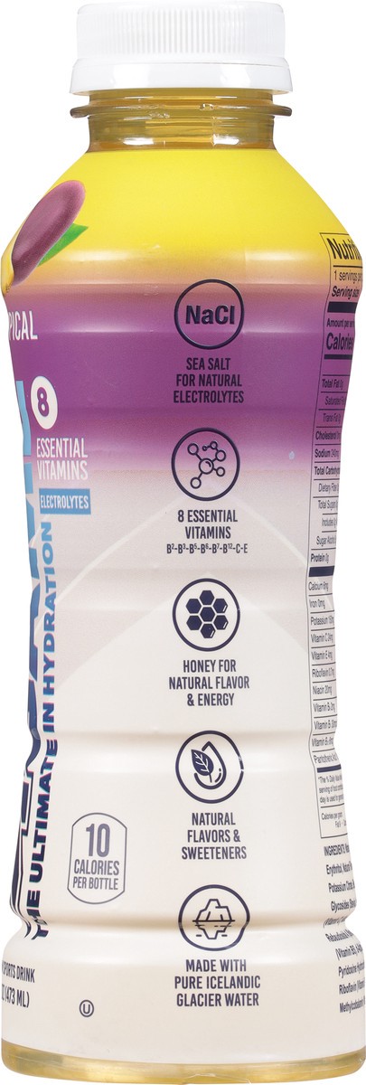 slide 5 of 13, A-Game Premium Zero Sugar Tropical Sports Drink 16 fl oz, 16 oz