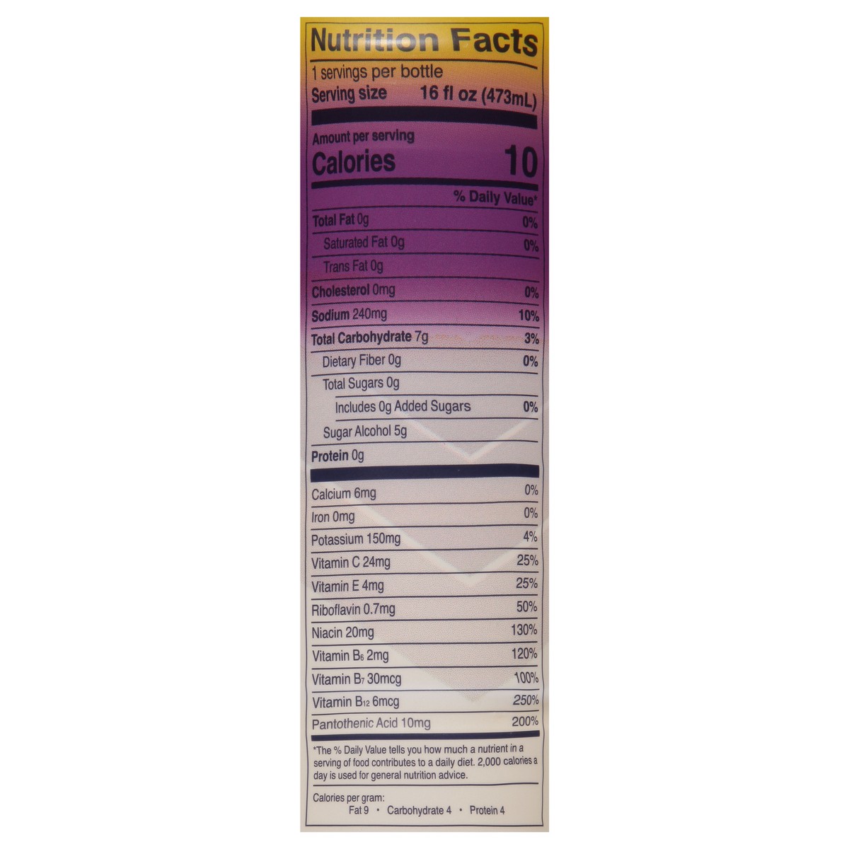 slide 10 of 13, A-Game Premium Zero Sugar Tropical Sports Drink 16 fl oz, 16 oz