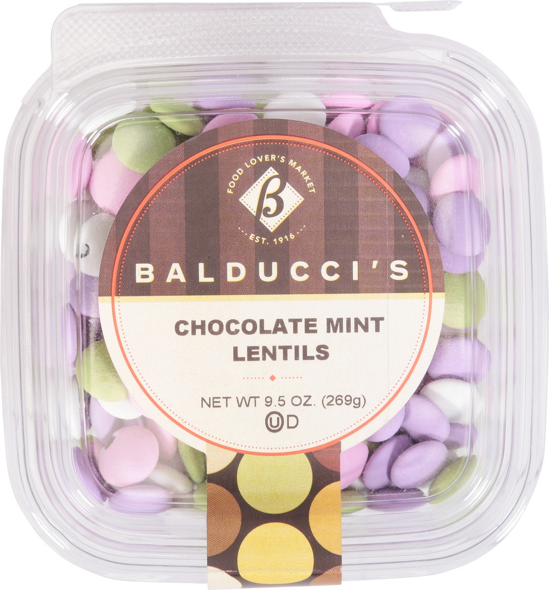 slide 9 of 13, Balducci's Chocolate Mint Lentils 9.5 oz, 9.5 oz