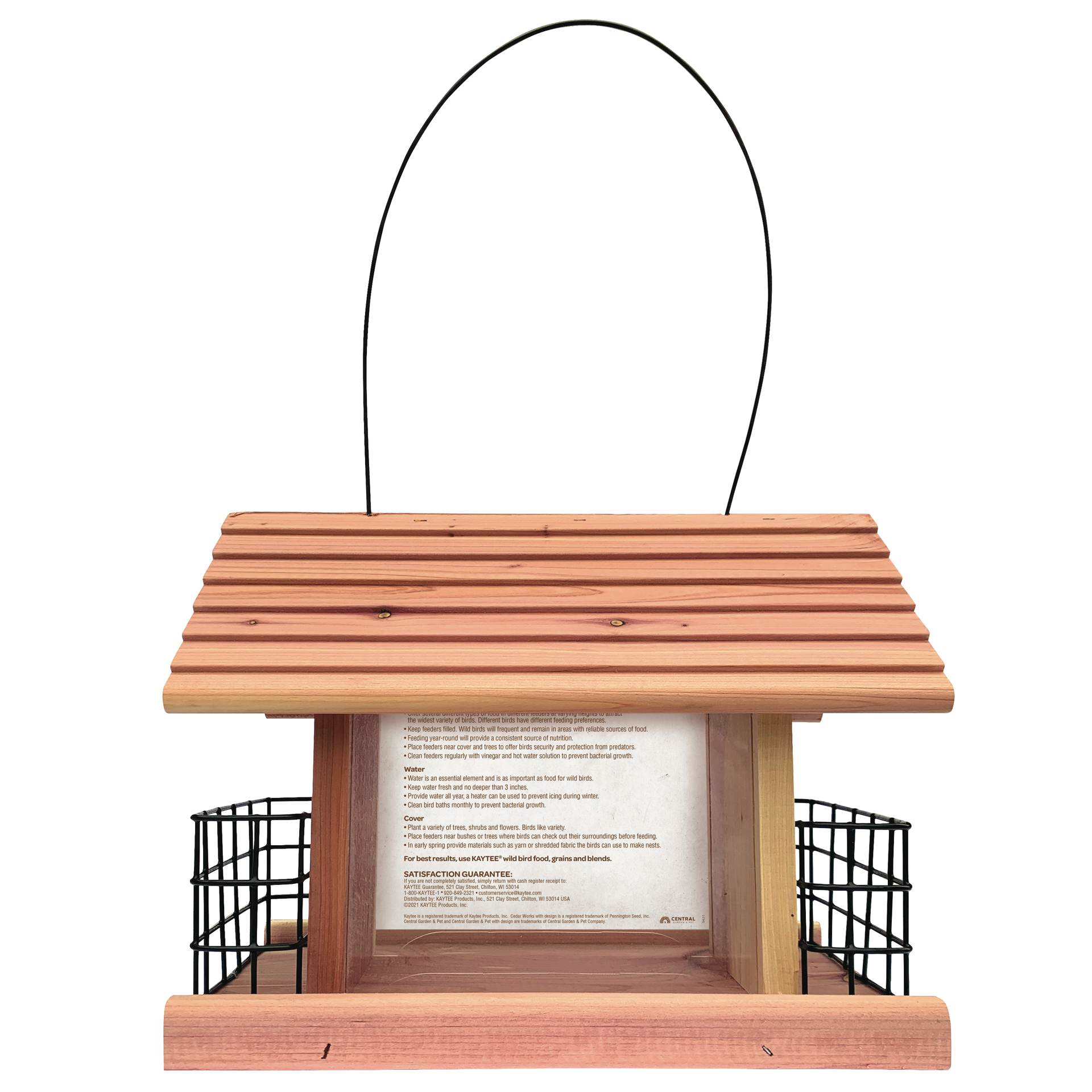slide 2 of 2, Kaytee Cedar Seed and Suet Feeder, 1 ct